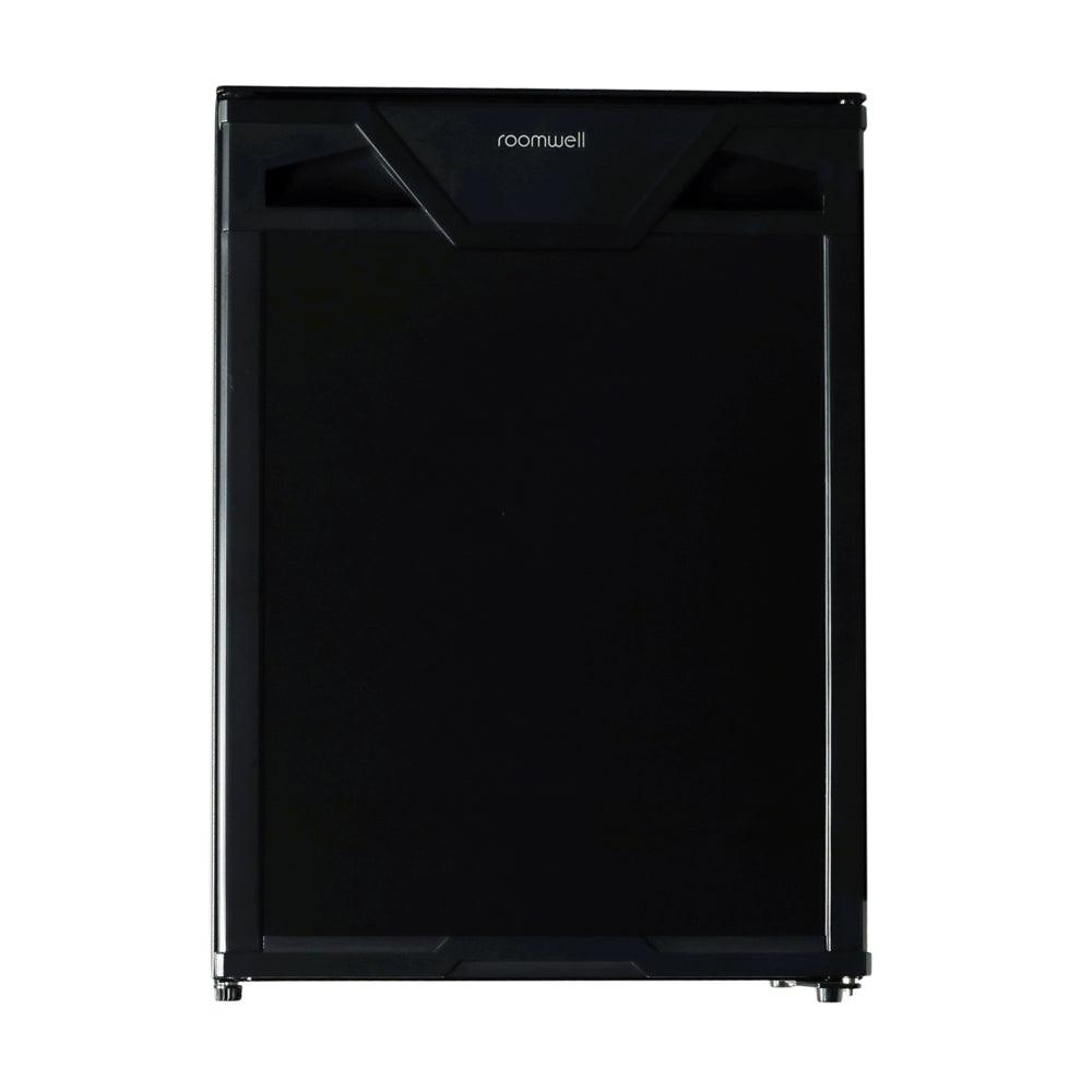 Roomwell UK High Cool Absorption Minibar, Solid Door 30 Liters, H 49 x W 40 x D 40.6 cm, 100% Silent, Ultra-Cooling, CFC/HCFC Free, Color Black - HorecaStore