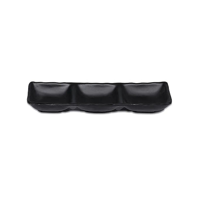 Kulsan 25326 BL Melamine Fingerfood Bowl, 26.5 x 8.8cm, Color Black