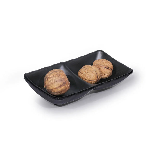 Kulsan 25217.BL Melamine Fingerfood Bowl, 17.5 x 8cm, Color Black