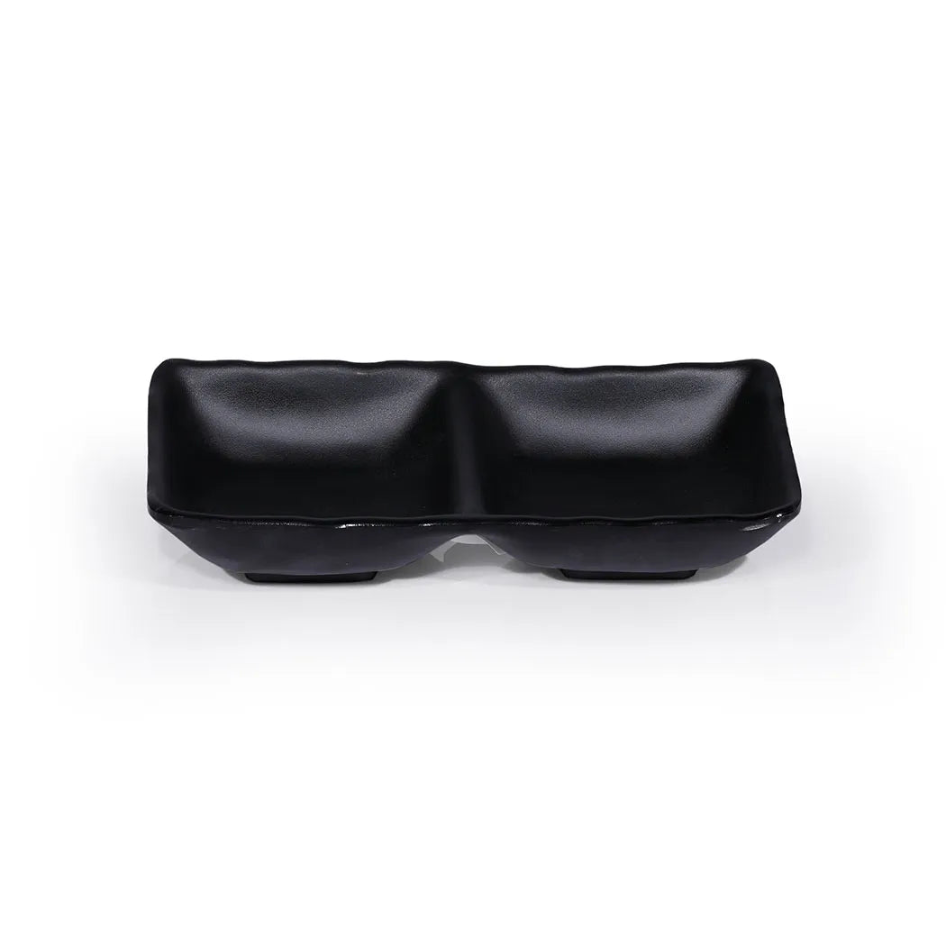 Kulsan 25217.BL Melamine Fingerfood Bowl, 17.5 x 8cm, Color Black