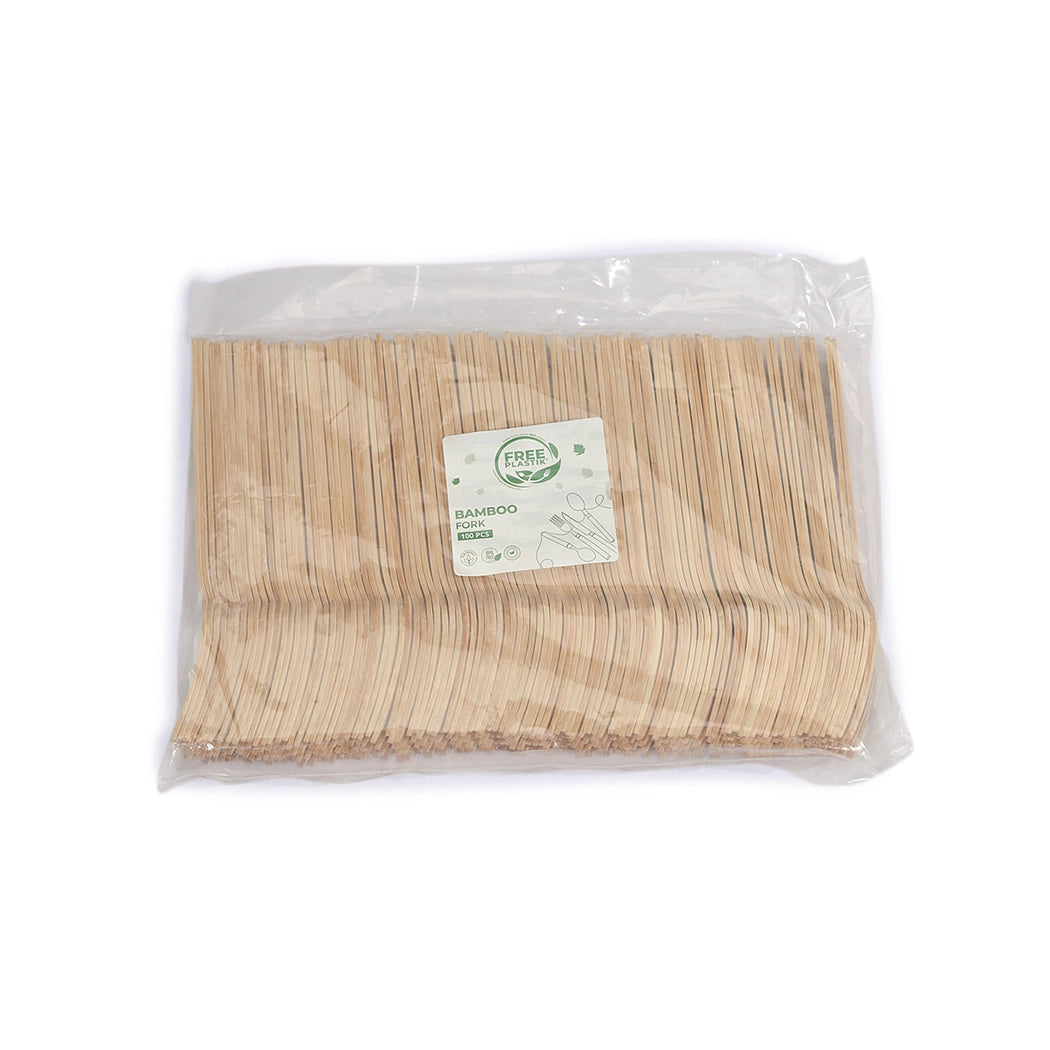 Free Plastik Disposable Wooden Table Fork, Pack Of 1000