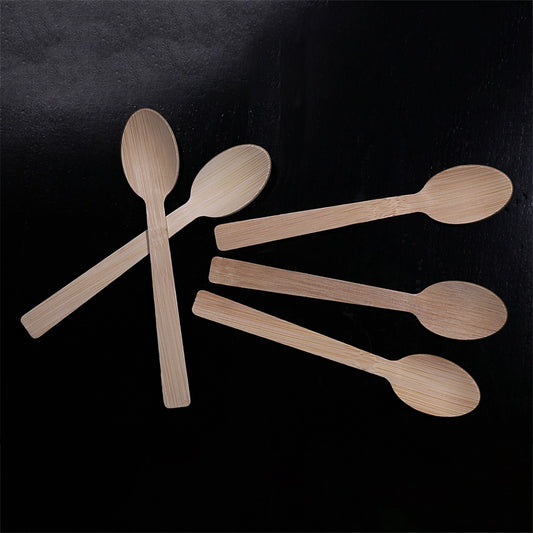 Free Plastik Disposable Wooden Table Spoon, Pack of 1000