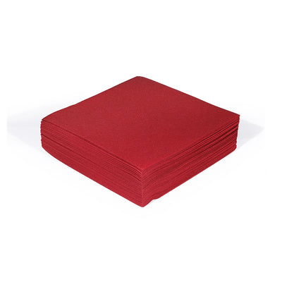 Free Plastik Disposable Paper Napkin Burgundy 40x40cm, Pack of 1000 pcs