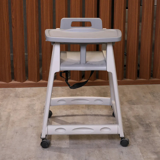 Koala Kare Diner High Chair 22 1/4” W x 30 1/4” H x 23 1/2” D (565 x 743 x 597 mm)- Grey