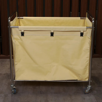 Eco Stainless Steel Linen Cart L90 x W55 x H90 cm