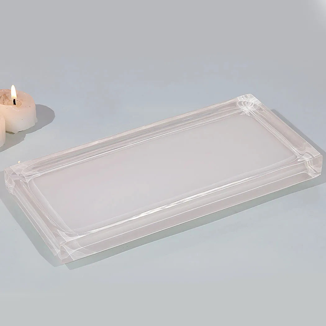 Roomwell UK Berlin White Amenity Tray Small