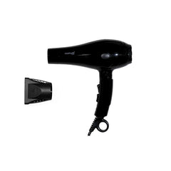 Roomwell Fiji II Foldable Hair Dryer, Fast Drying 1800-2100 W, Overheating Safety, Nozzle, 2 Speed & 3 Heat Setting, Color Black