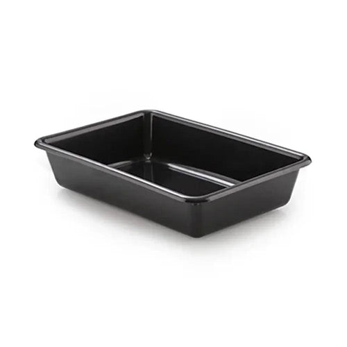 Araven Deep Food Tray Black 2L 30 cm x 20.5 cm x 6 cm