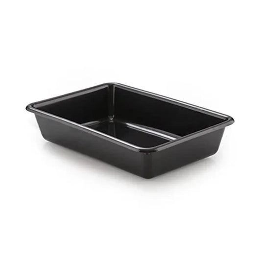 Deep Food Tray Black 2L 30 x 20.5 x 6 cm   HorecaStore