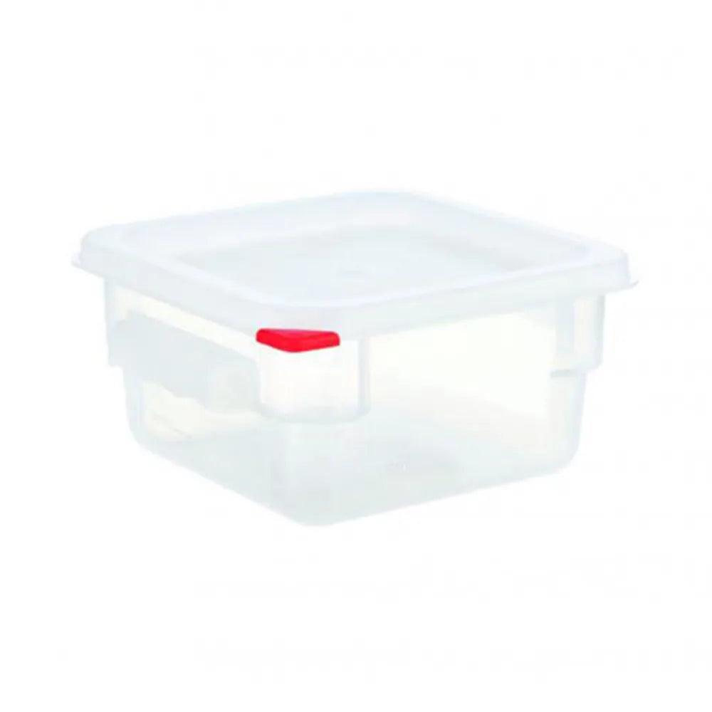 Square Container with Lid 4L 18 x 19 cm   HorecaStore