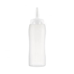 Araven Squeeze Sauce Bottle with lid 50 cl/17 oz. 7.5 cm x 25.1 cm, White