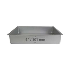 PME Aluminum Oblong Cake Pan  38.01 cm x 27.94 cm x 10.16 cm