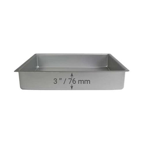 PME Aluminum Oblong Cake Pan  38.1 cm x 25.4 cm x 7.62 cm