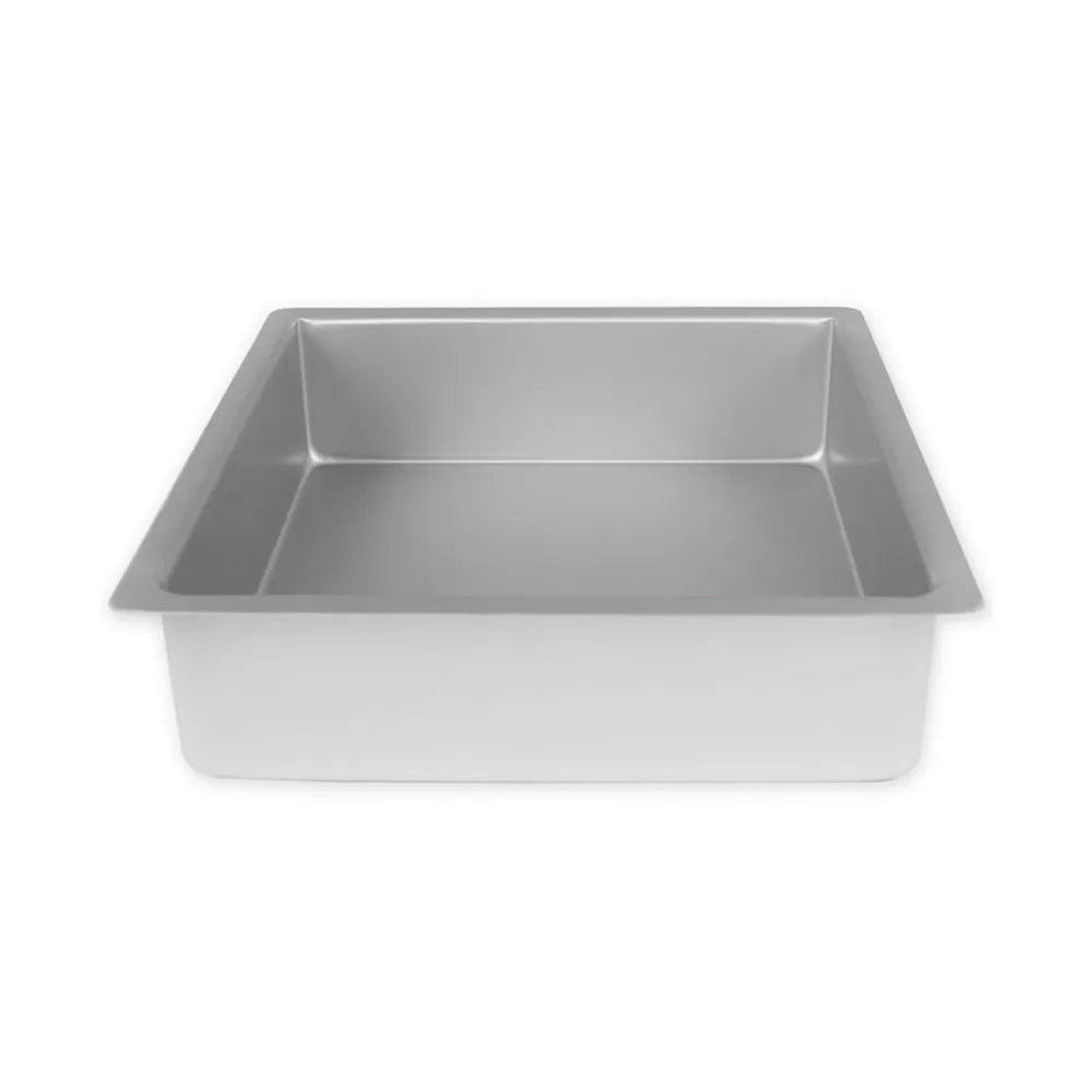 Aluminium Square Cake Pan 10.16 x 12.7 x 12.7 cm   HorecaStore