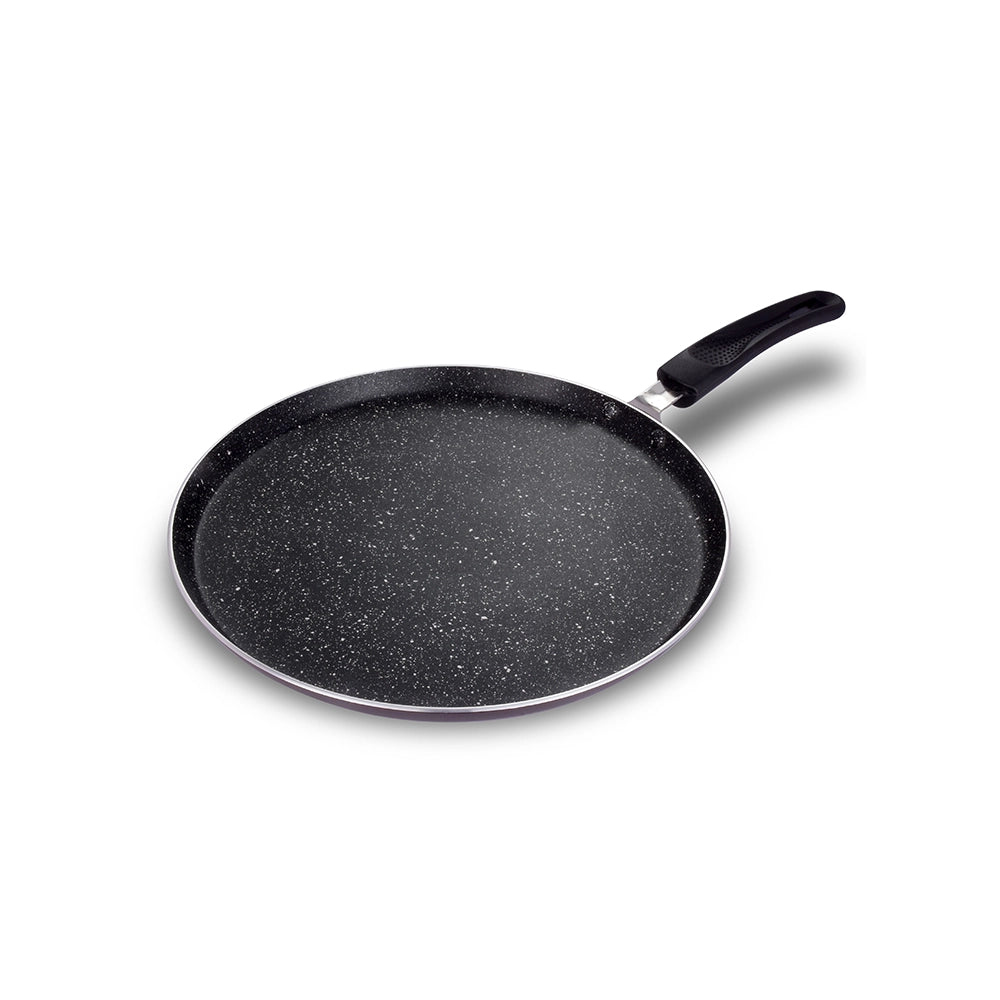 ARK Premium Marble Coated Non Stick Induction Aluminium Dosa Tawa, 28 Cm