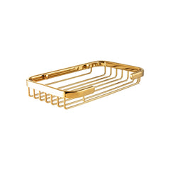 Bagnodesign Pvd Gold Hotel Wall Mounted Soap Basket Large, 21x12x3.3 cm