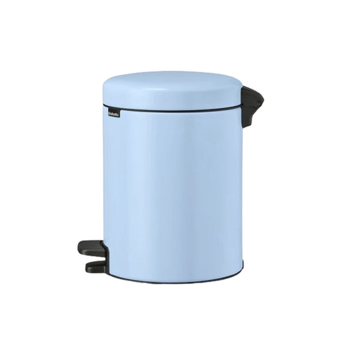 Newicon Dreamy Blue Stainless Steel Pedal Bin, 5L