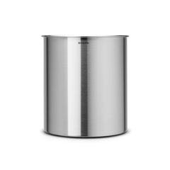 Brabantia Stainless Steel Waste Paper Bin, 7L with Matt Steel