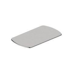 Bagnodesign Brushed Stainless Steel Hotel Wall Mounted Metal Shelf, 16x9x2.5 cm