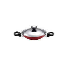 Prestige Stainless Steel Appachatti With Lid red