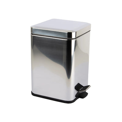 bagnodesign-polished-stainless-steel-hotel-square-pedal-bin-capacity-6-litre