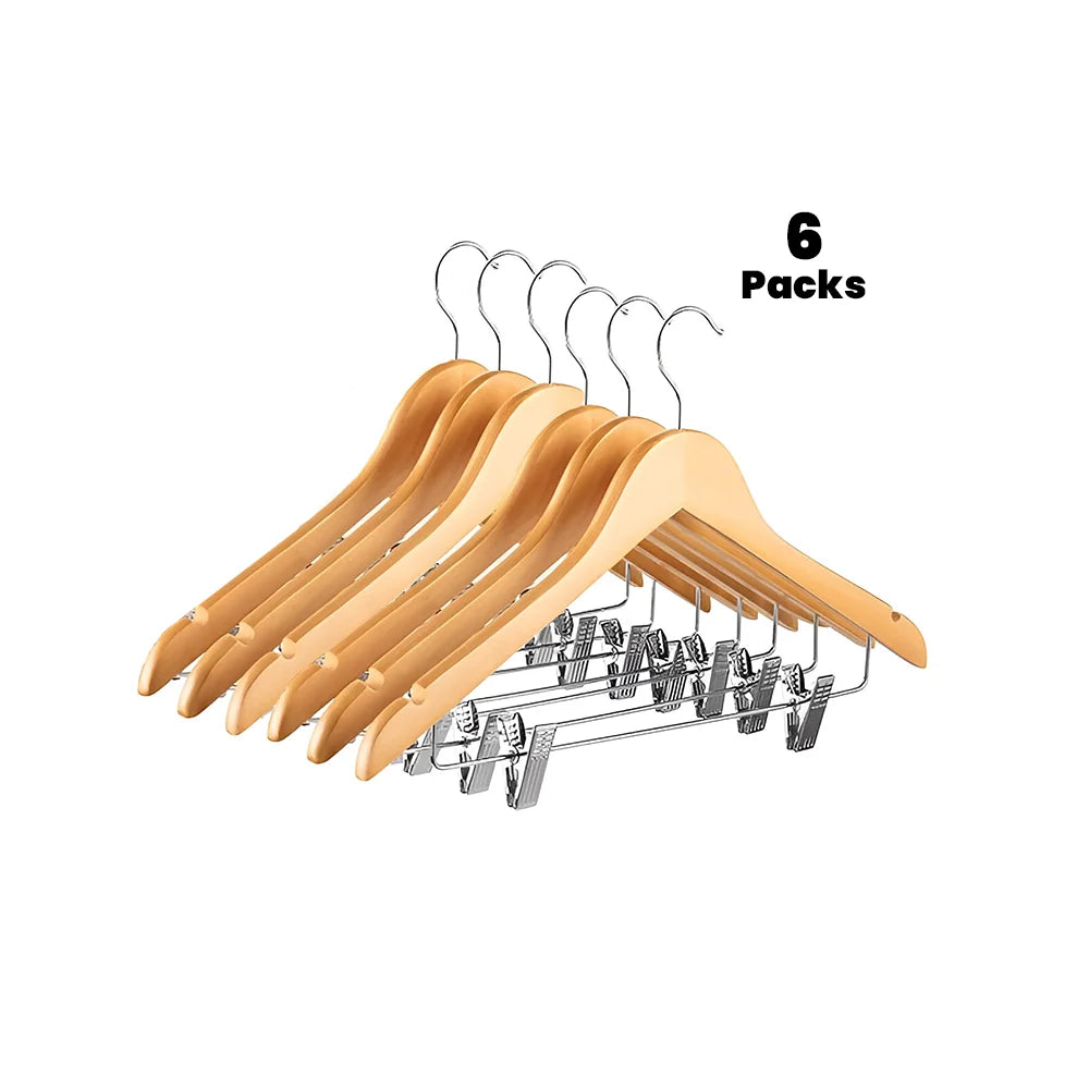 Roomwell UK Female Wooden Hanger Natural Color