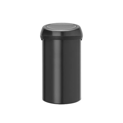 brabantia-matt-black-stainless-steel-touch-bin-60l