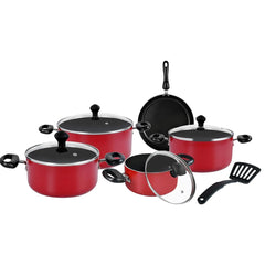 Prestige Aluminium Cookware, Set of 10, Multi