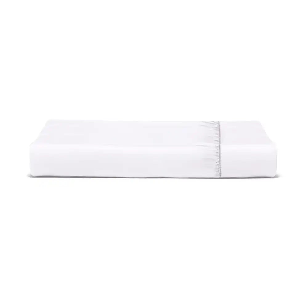 ths giza cotton extra super king fitted bed sheet white