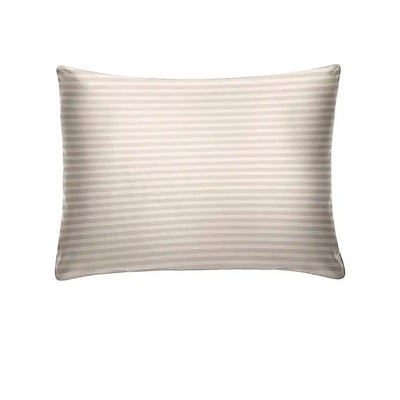 ths zen stripes single cotton pillowcase pearl