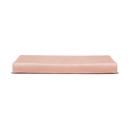 ths giza cotton king flat bed sheet pastel pink