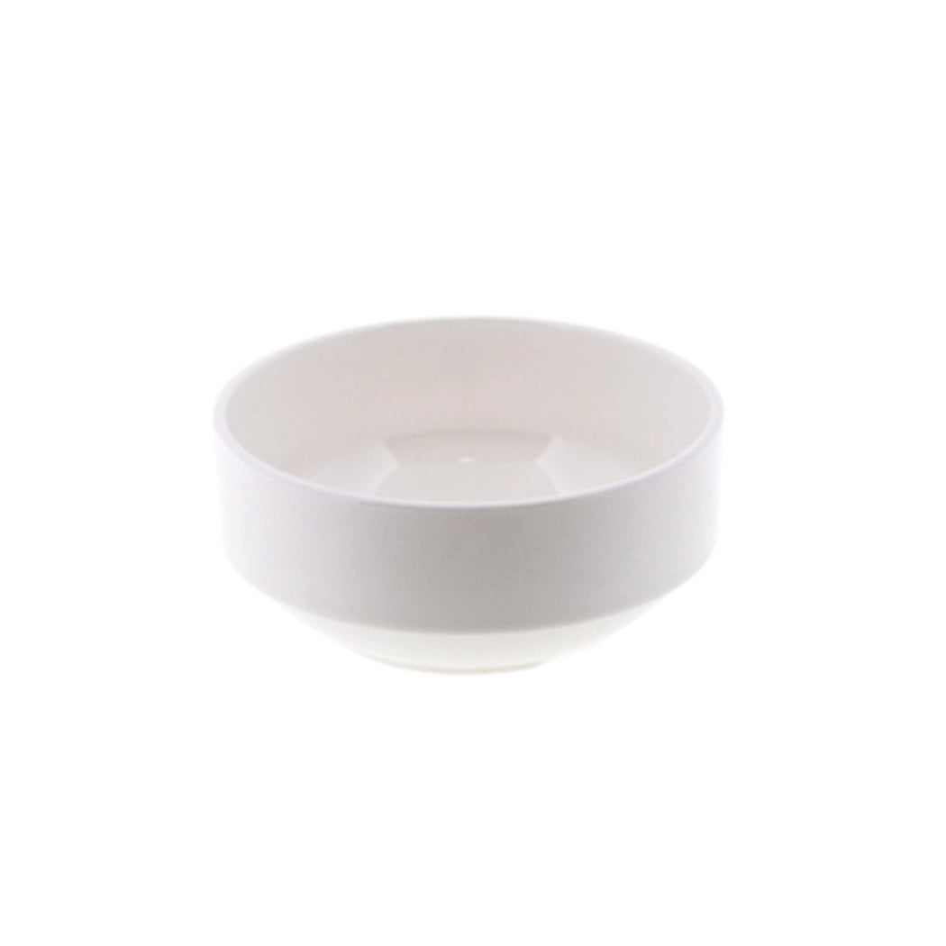 Tribeca Polycarbonate White Round Bowl  12 Cm, BOX QUANTITY 60 PCS