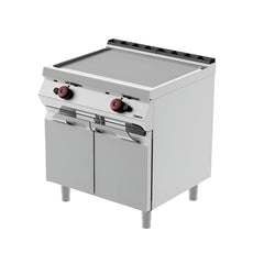 Desco Stainless Steel Gas Grill Double Plate, 14 kW, 80 x 70 x 90 cm