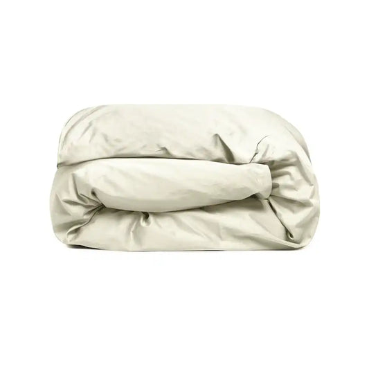 ths giza cotton double queen duvet cover ivory