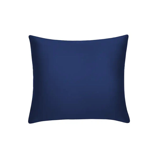 ths giza cotton small cushion cover indigo blue