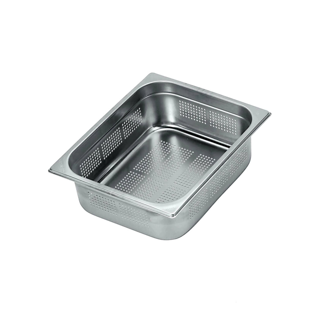 THS Stainless Steel Perforated GN  1/1 Pan, Height 6.5cm