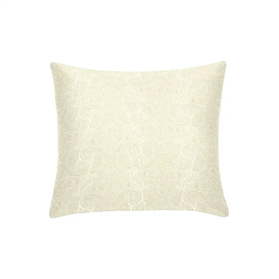 ths elysian paisley large cushion cover ivory