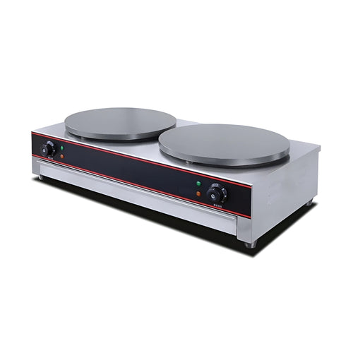 THS Electric Crepe Maker Double Plate, 3 + 3 kW, 86 x 49 x 23.5 cm