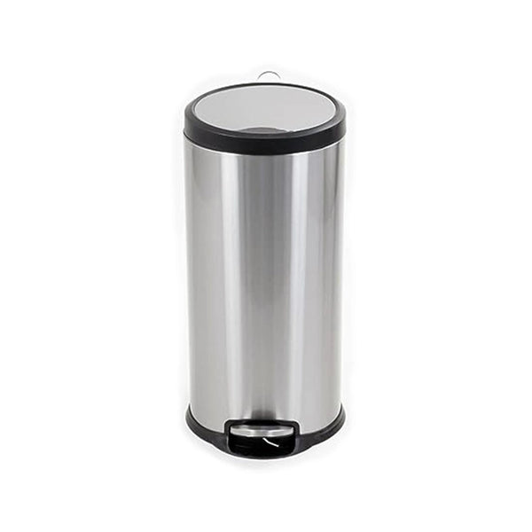 THS Stainless Steel Slow Motion Bin with Pedal, 20 L, 5 pcs