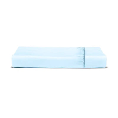 ths giza cotton extra super king fitted bed sheet baby blue