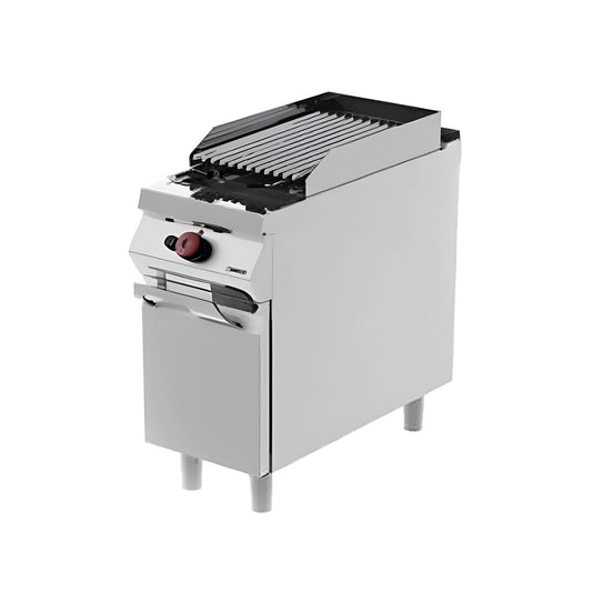 Desco Gas Lava Stone Grill Single Drawer, 8 kW, 40 x 70 x 90 cm