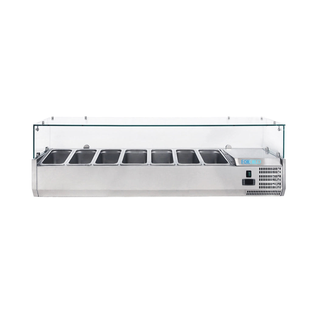 hurakan-stainless-steel-refrigerator-topping-showcase-capacity-7x-gn1-4-145w