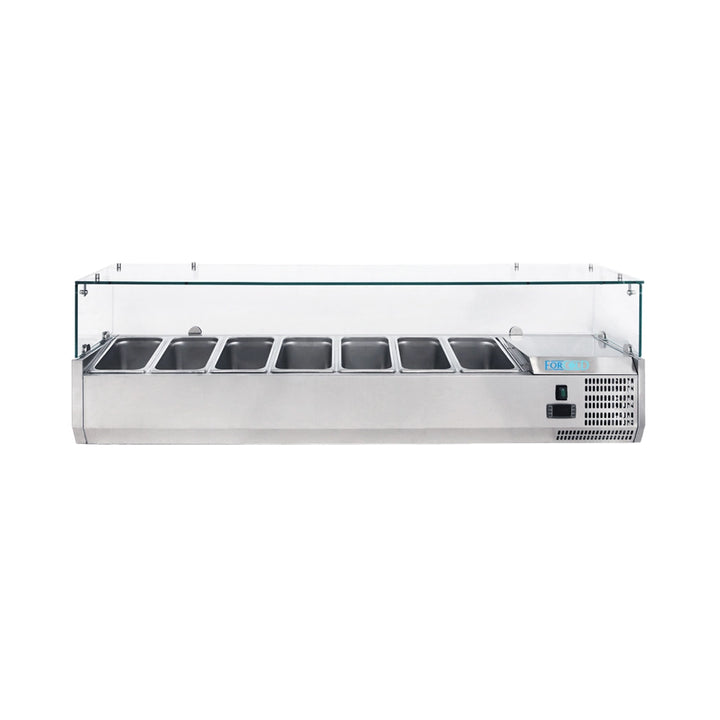 hurakan-stainless-steel-refrigerator-topping-showcase-capacity-7x-gn1-4-145w