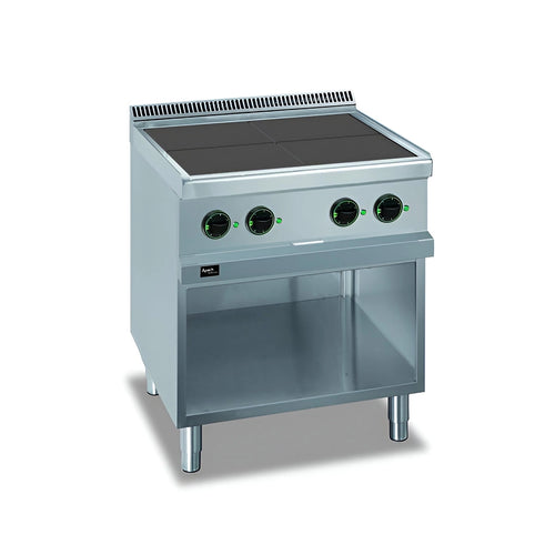 Apach Cook Line Stainless Steel Electric Range 4 Hotplates APRE-77QP/PL, 10KW