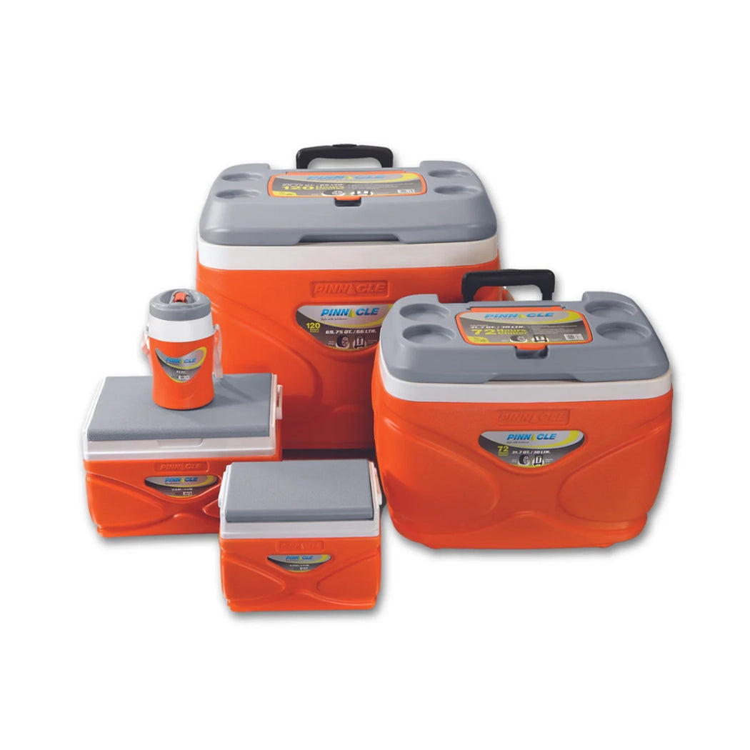 pinnacle-ice-chest-with-wheel-set-of-4-orange