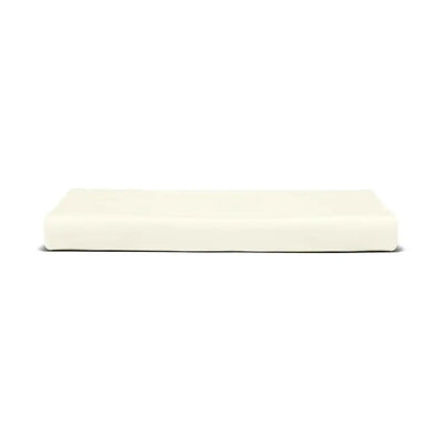 ths giza cotton double flat bed sheet ivory