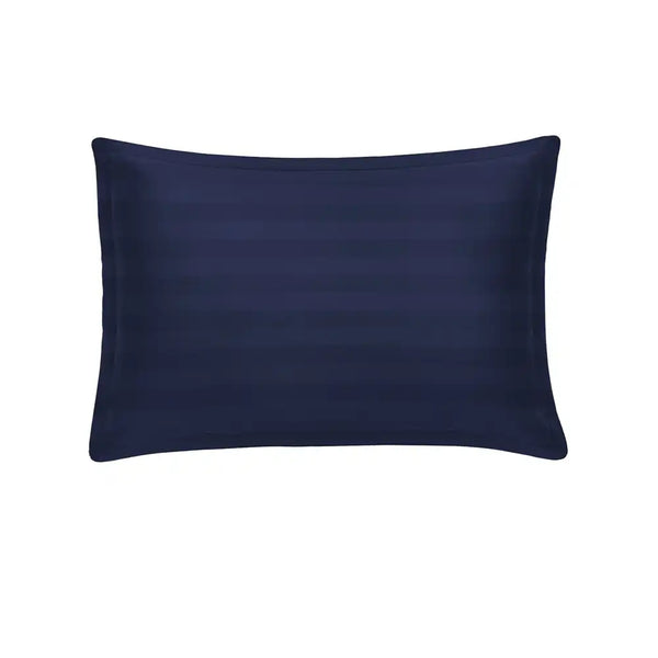 ths eternal stripes cotton pillowcase pair navy blue