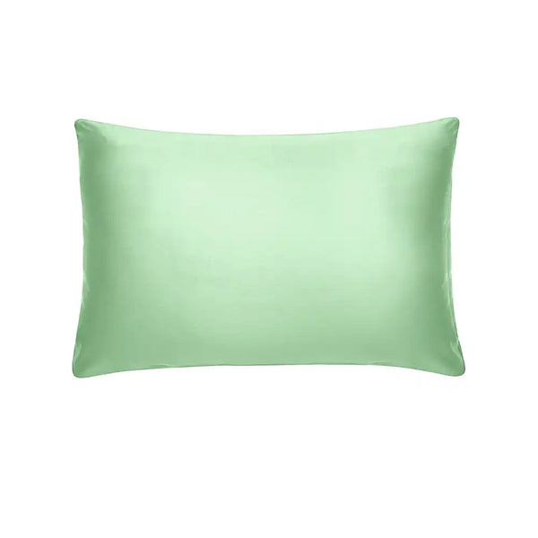 ths giza cotton single pillowcase sage green