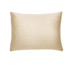 THS Zen Stripes Cotton Oxford Pillow Cover Pair Beige