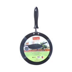 Prestige Stainless Steel 32 cm Concave Tawa, Black